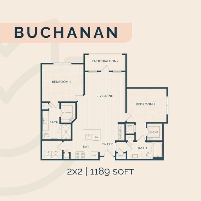 Unit 5218 floor plan
