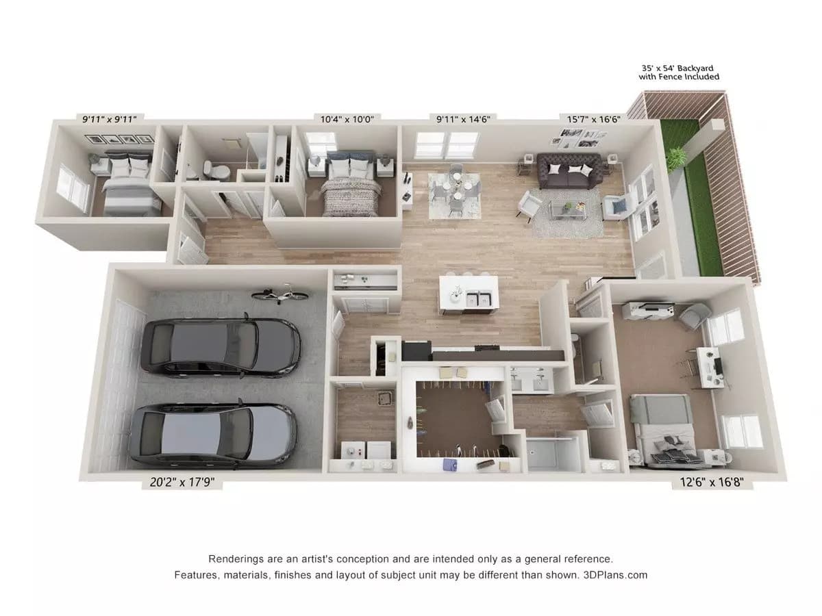 3x2A 9827LL floor plan