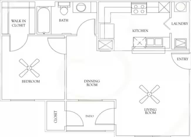 Unit 535 floor plan