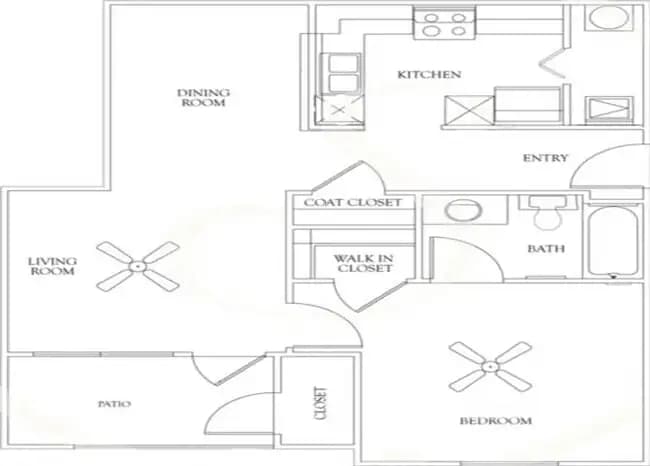 Unit 827 floor plan