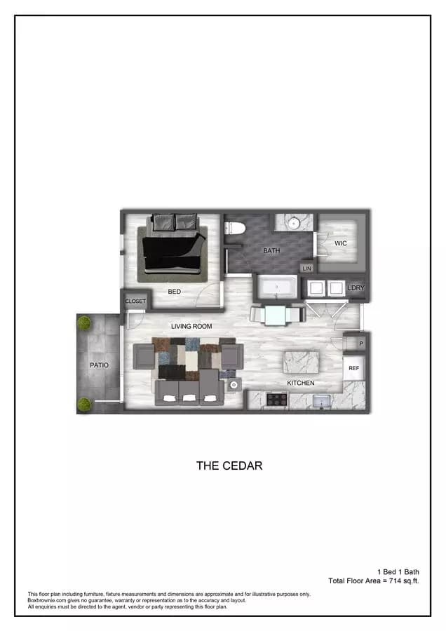 The Cypress 377 floor plan