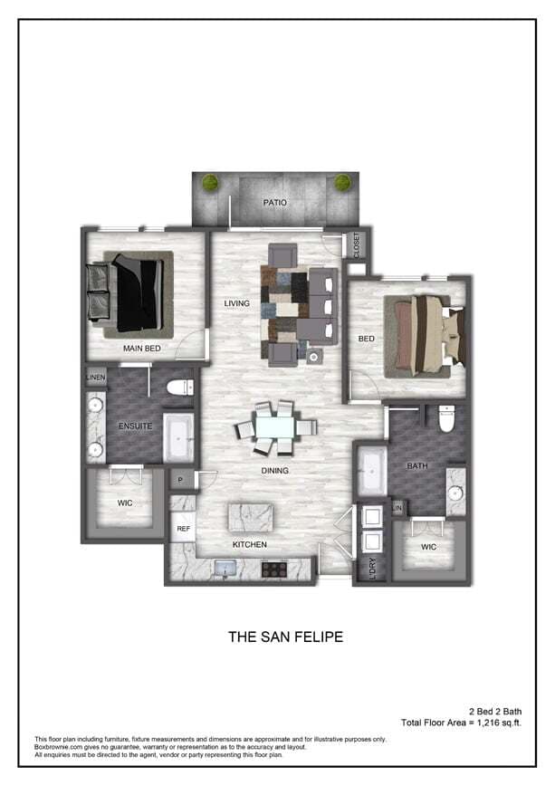 The San Felipe 422 floor plan