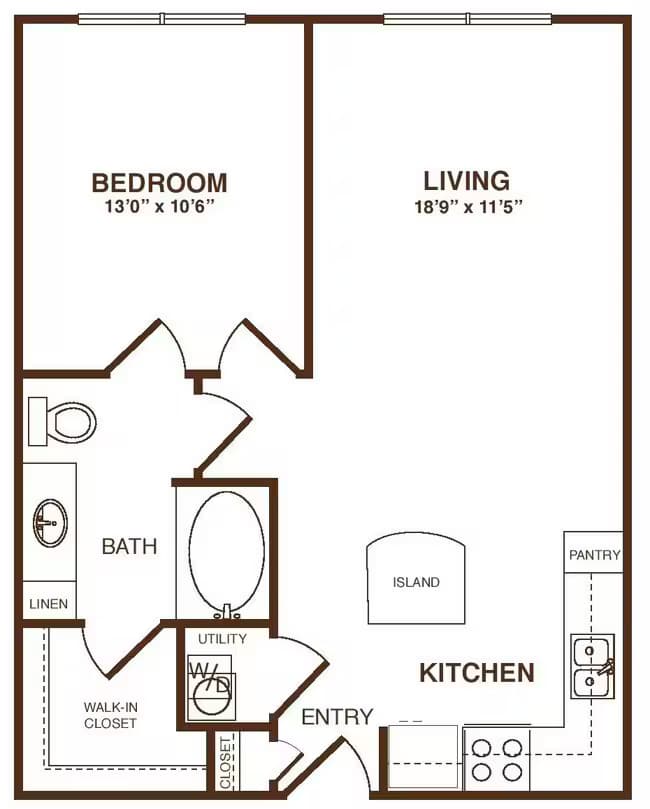 The Chelsea 263 floor plan