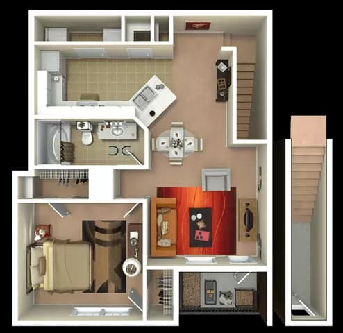 A1G - Attached Garage Included 0209 floor plan