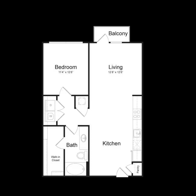Unit 4-4312 floor plan