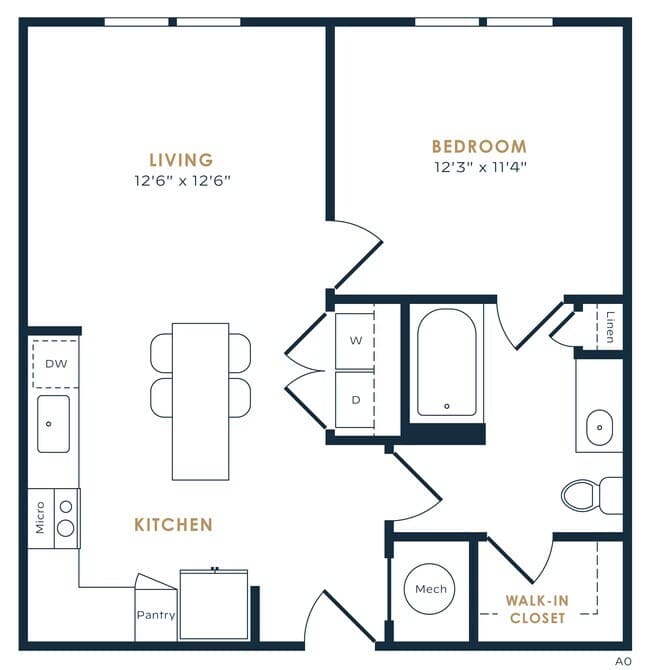 A1 0333 floor plan