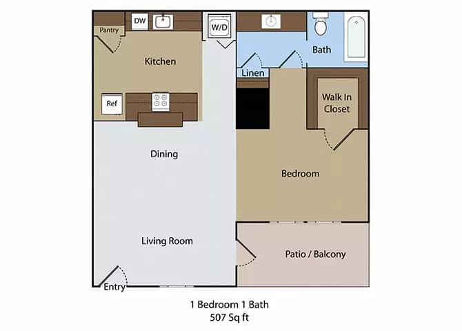 The Brazos 2 floor plan