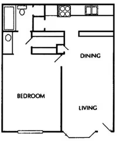 Plan A 1108 floor plan