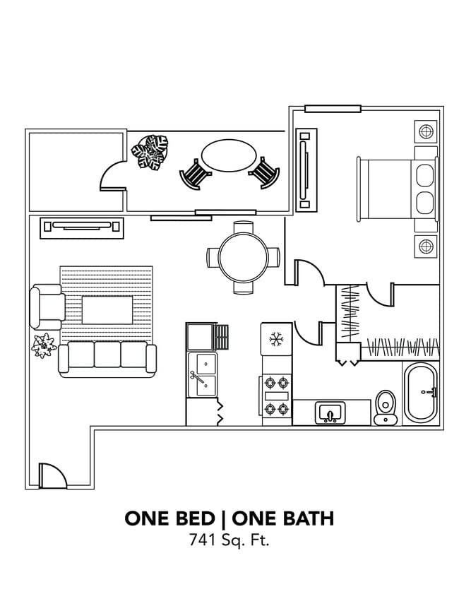 Unit 388 floor plan