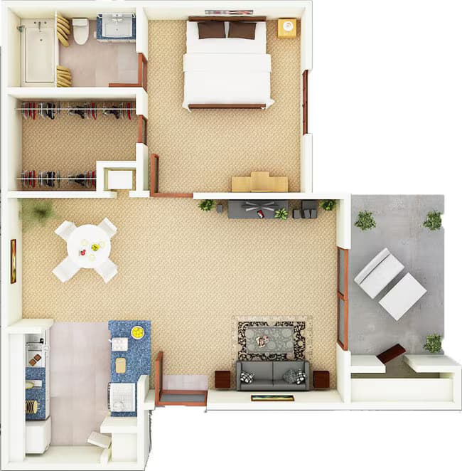 Unit 1114 floor plan
