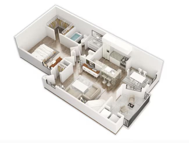 A2 1307 floor plan