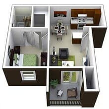A1F 1106 floor plan