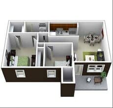 B1F 610 floor plan