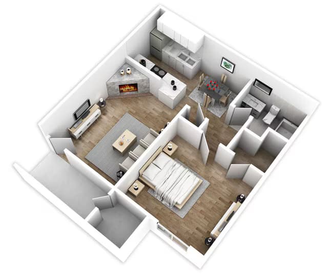 A4 15P-1513 floor plan