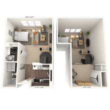Studio 0x1 700-776 SF 4105 floor plan