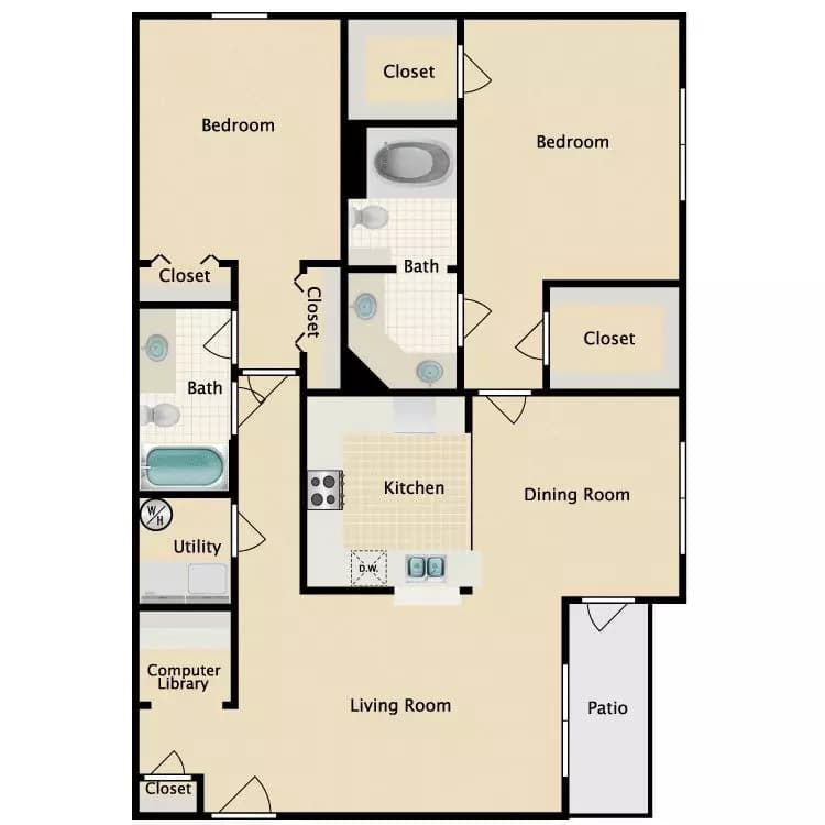 B-2 Briarwood 124 floor plan