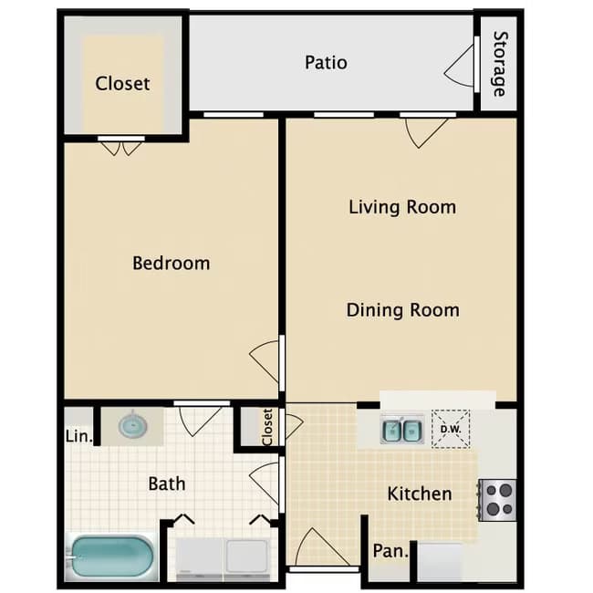 A1- Richmond 415 floor plan