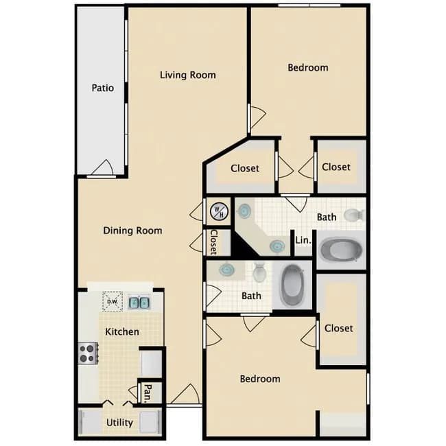 B-3 Post Oak 1931 floor plan