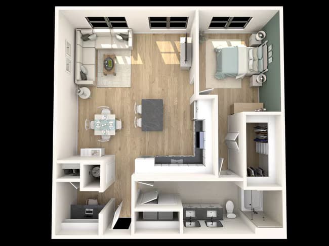 Unit 168 floor plan