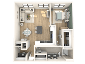 Allen Pkwy 414 floor plan