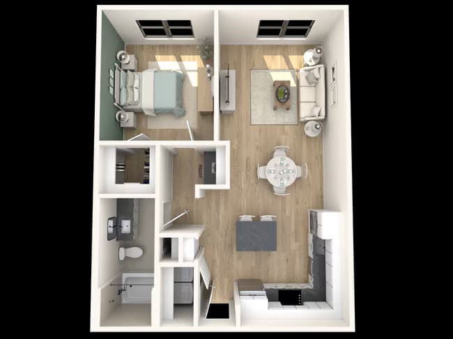 Westheimer Classic Furnished 127 floor plan