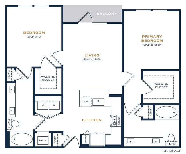 B1 251 floor plan