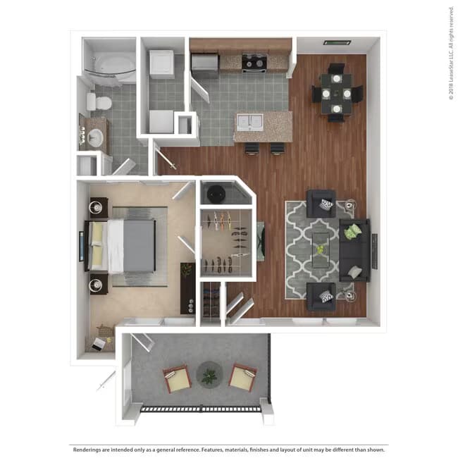Unit 0214 floor plan
