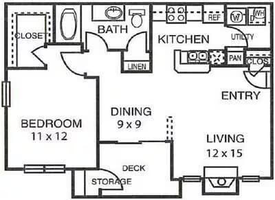 Unit 0338 floor plan