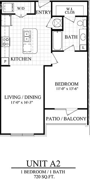 Unit 2134 floor plan