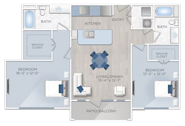 Unit 1309 floor plan