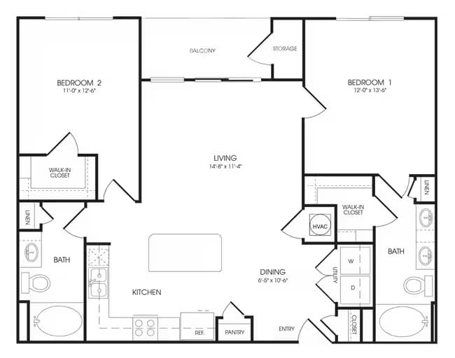 Unit 3310 floor plan