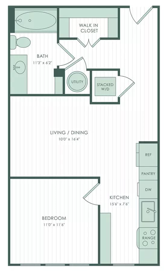 E1 213 floor plan