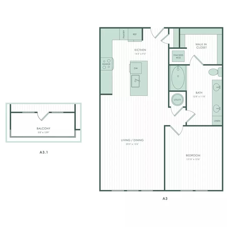 A1 439 floor plan