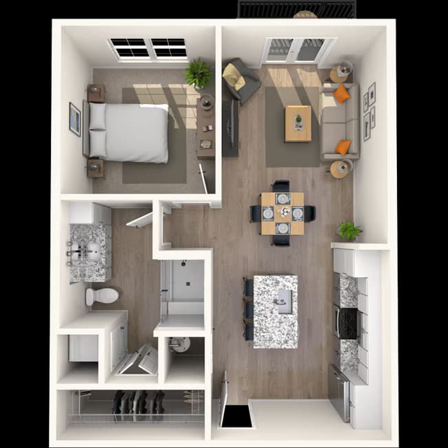 Unit 7214 floor plan