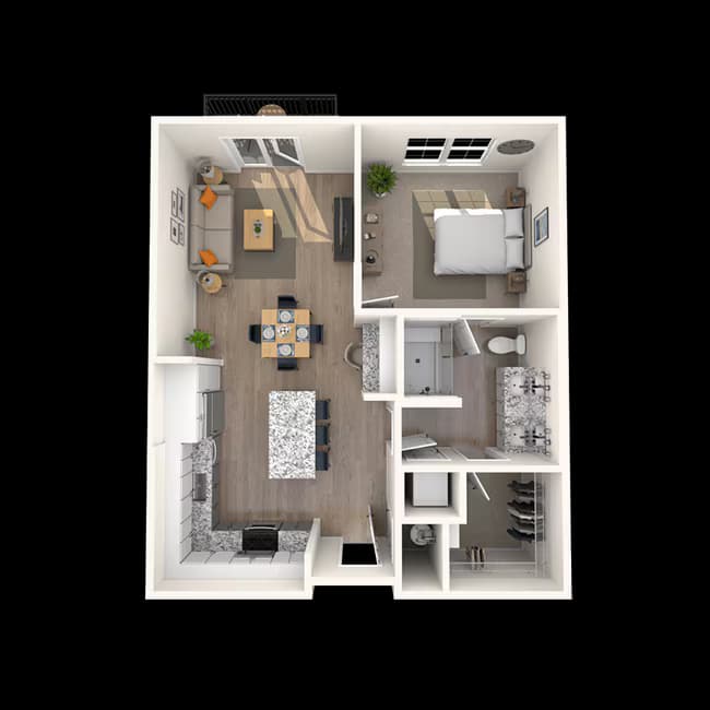 Unit 4215 floor plan