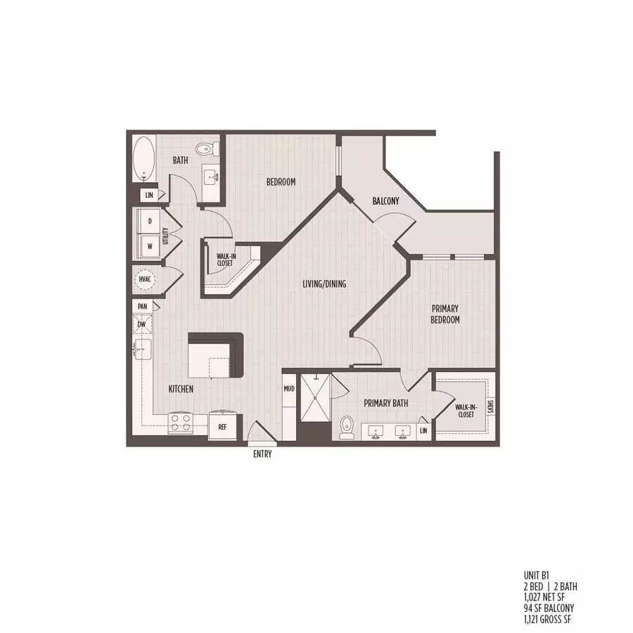 B1 Rosslyn-470 floor plan