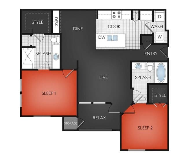 Unit 5207 floor plan