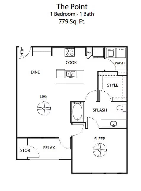 Unit 8310 floor plan