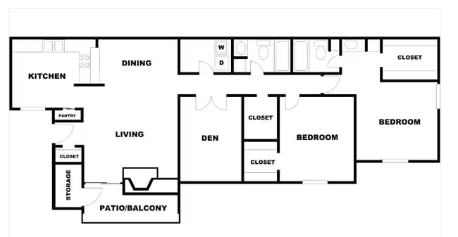 Unit 227 floor plan