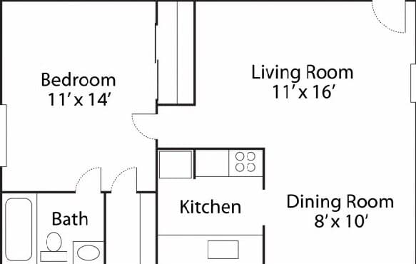 Unit 103 floor plan