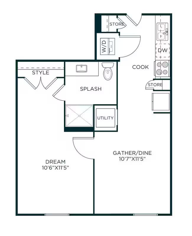 Unit 3143 floor plan