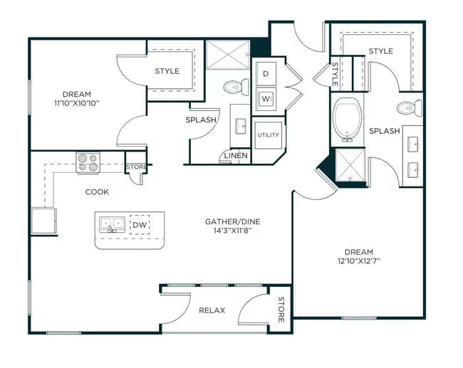B2 2112 floor plan