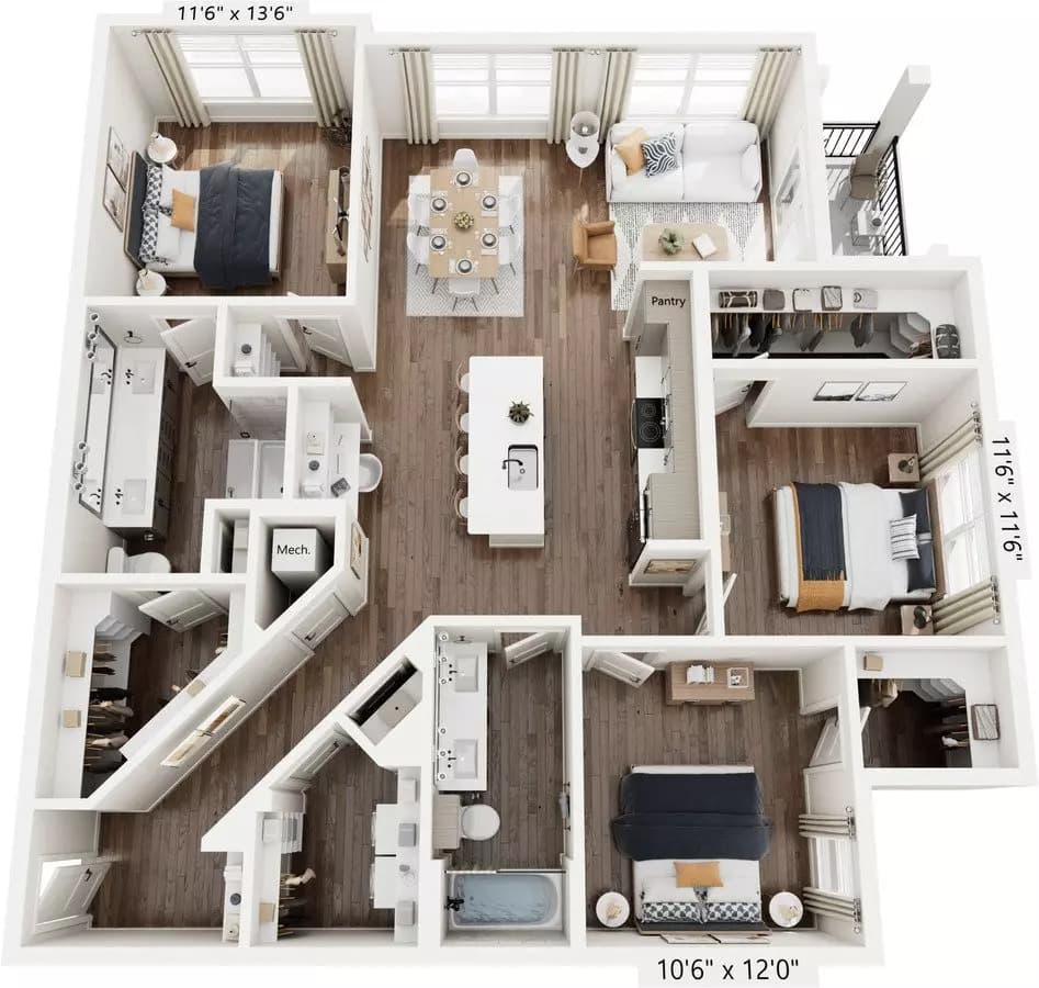 C1 4108 floor plan