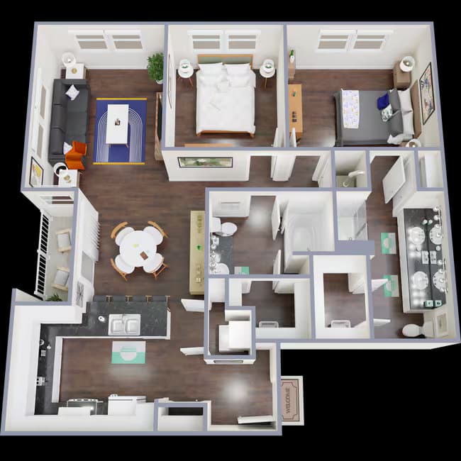 Unit 4302 floor plan