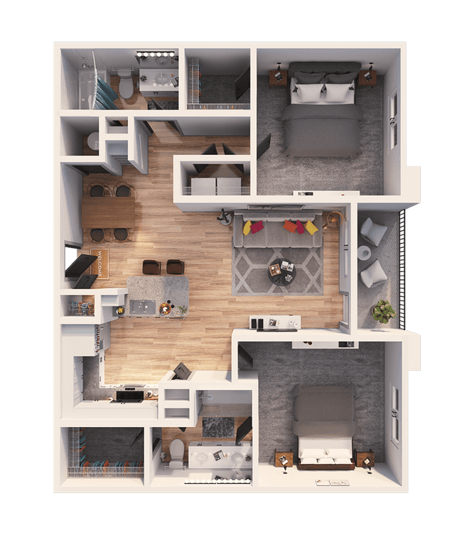 Unit 5416 floor plan