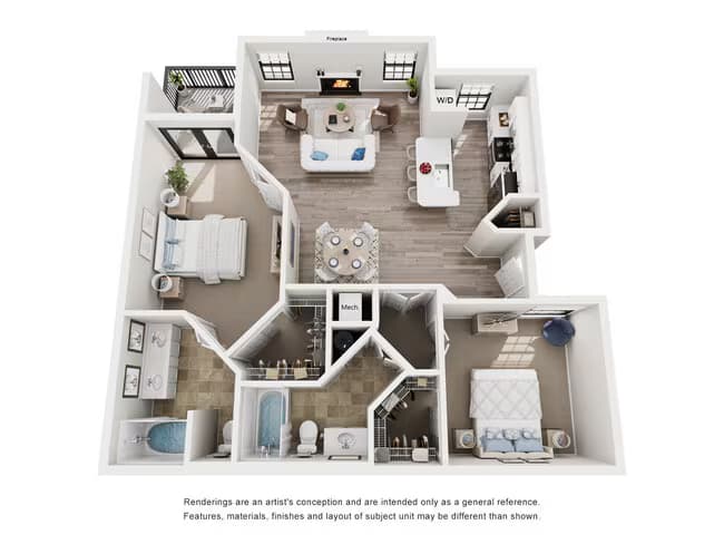Unit 804 floor plan