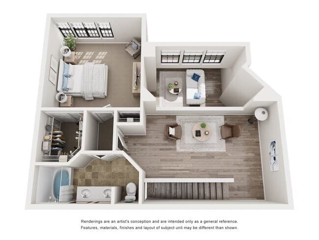 B3 Loft 412 floor plan