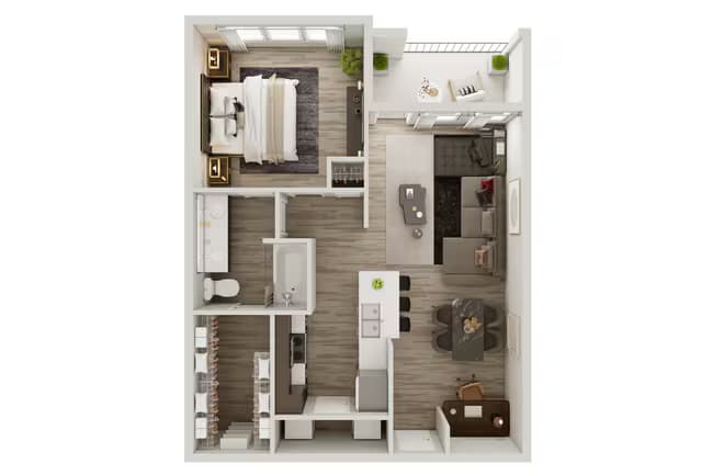 A1 208 floor plan