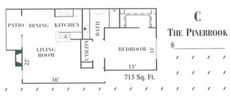 The Pinebrook 1105 floor plan