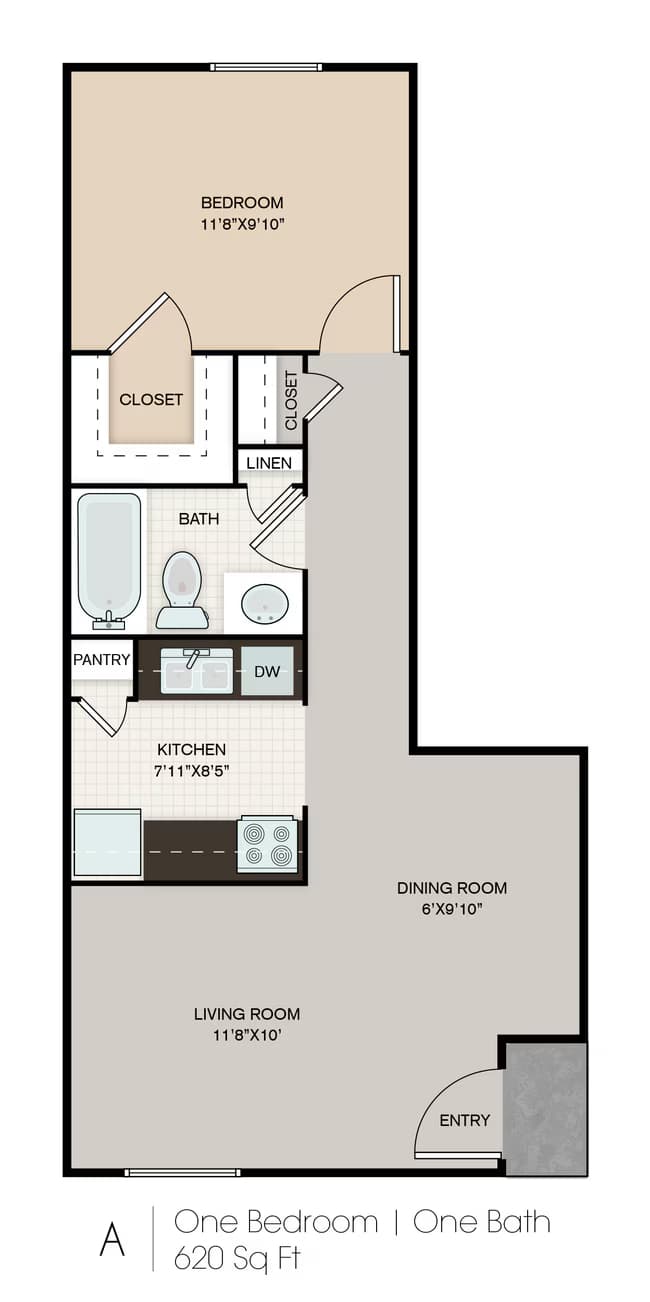 Unit 2712 floor plan